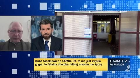 Jakub Sienkiewicz: większość osób obecnie hospitalizowanych i chorujących to są osoby niezaszczepione