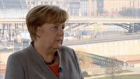 Angela Merkel  przypomniała o odpowiedzialności Niemiec za Holokaust