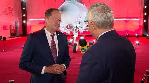 Ambasador USA w Polsce Mark Brzezinski i wiceszef MON Cezary Tomczyk o myśliwcach F-35 