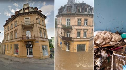 Kłodzko. Rozpoczął się drugi dzień wielkiego sprzątania. "To wygląda trochę jakby ktoś przygotował do miejsce do nakręcenia jakiego horroru" (17.09.2024)
