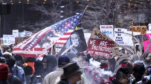 Greenpeace musi zapłacić odszkodowanie w związku protestami przeciwko budowie rurociągu Dakota Access 