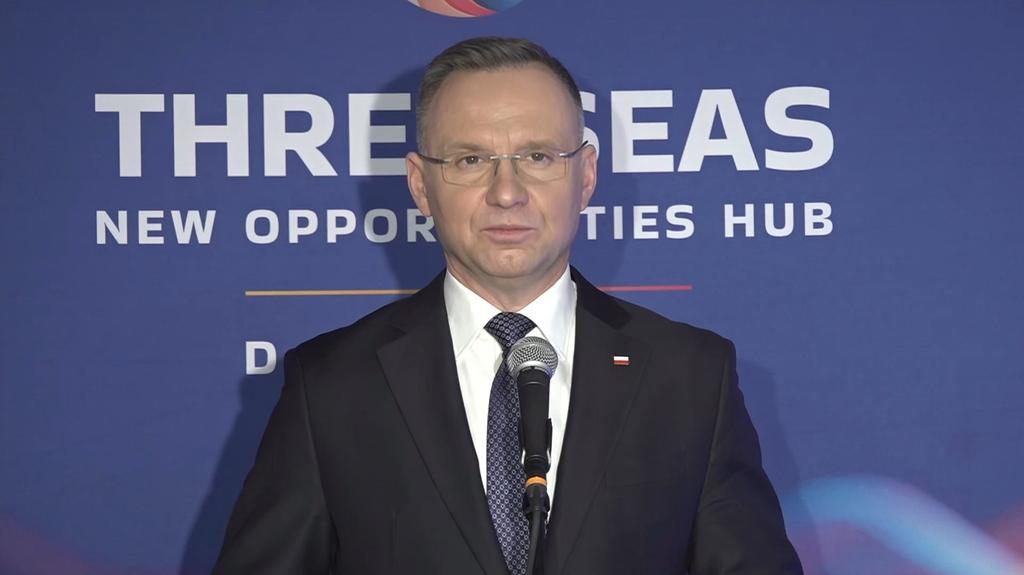 Andrzej Duda w Davos