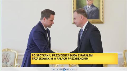 Trzaskowski po spotkaniu z Andrzejem Dudą