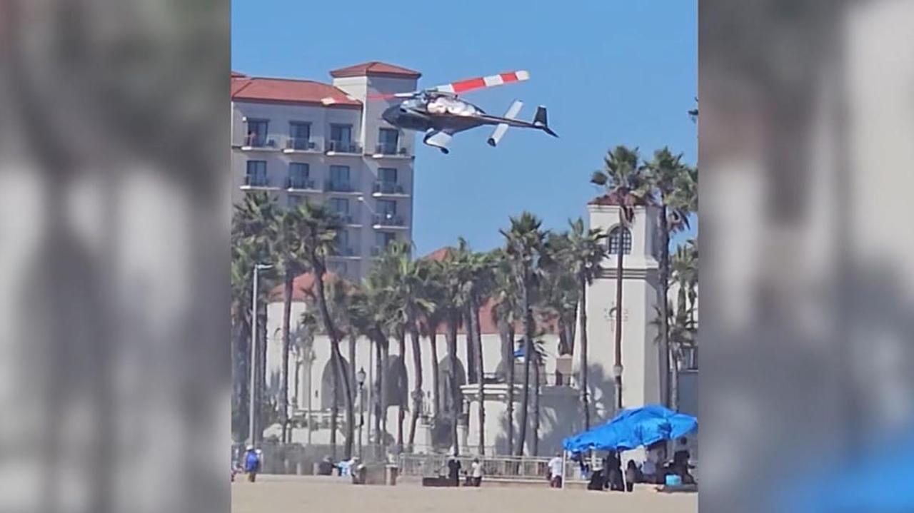 Zaczął wirować, uderzył w palmy. Katastrofa śmigłowca na nagraniu