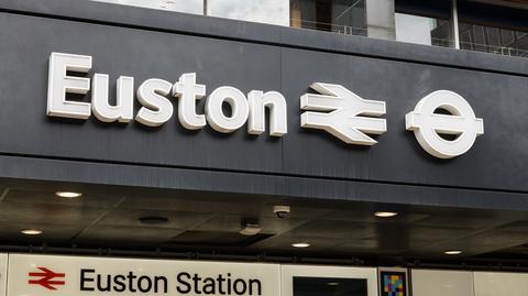 Stacja kolejowa Euston w Londynie 