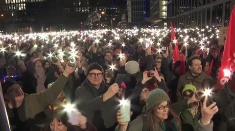 Niemcy protestują przeciwko CDU i AfD