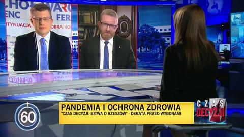 Debata kandydatów: Grzegorz Braun odpowiada na pytanie o akcję szczepień