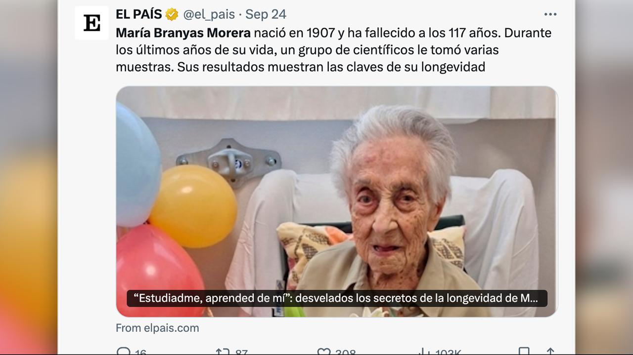 "Superstulatka" dożyła 117 lat. Przed śmiercią miała jedną prośbę