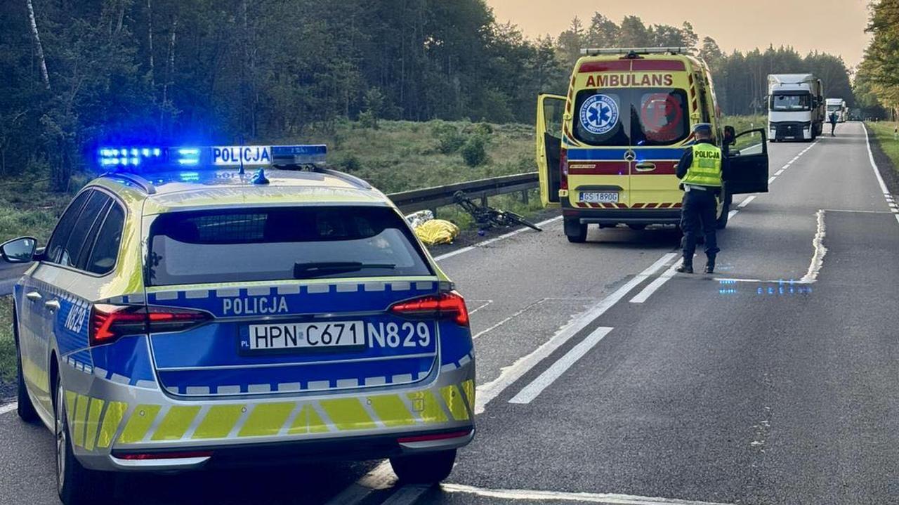 Podczas omijania wjechał w rowerzystę. Mężczyzna nie żyje