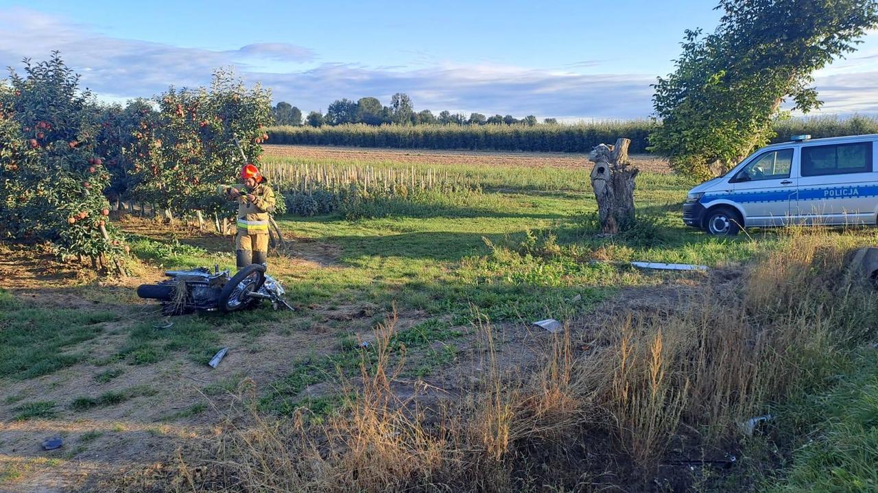 W wypadku motocyklowym zginął strażacki kapelan