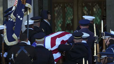 Ceremonia pogrzebowa byłego prezydenta USA Jimmy'ego Cartera