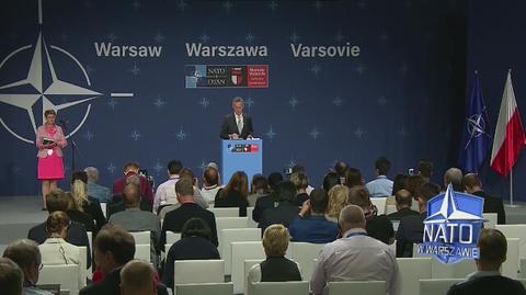 Jens Stoltenberg podusmował postanowienia szczytu NATO w Warszawie