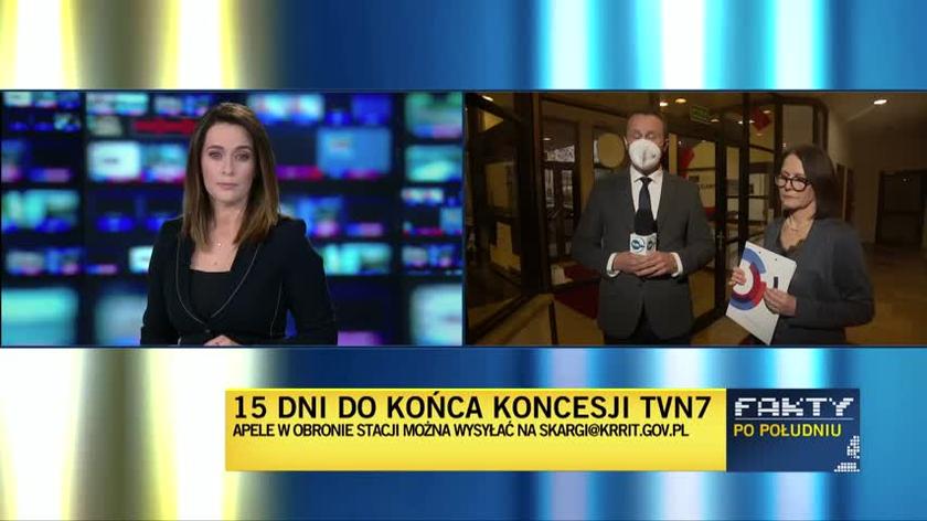 Oświadczenie Janusza Kaweckiego ws. koncesji dla TVN7. Odczytała je rzeczniczka KRRiT