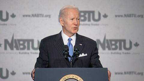 Joe Biden: kroki, które już podjęliśmy, powinny zmiejszyć PKB Rosji dwucyfrowo tylko w tym roku