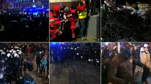 Nieumundurowani funkcjonariusze brali udział w działaniach policji w czasie protestu w Warszawie