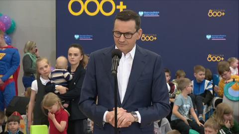 Morawiecki: proponujemy 800 plus od stycznia, bo jesteśmy przekonani, że wtedy inflacja będzie w mocnym trendzie spadającym