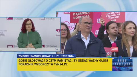 Szefowa KBW: zachęcam, by w niedzielę jak najwcześniej udać się do lokali wyborczych