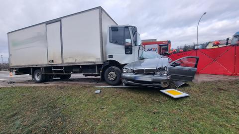 W wypadku zginął kierowca jaguara 