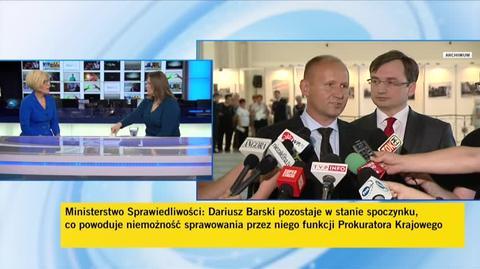 Prokurator Kwiatkowska o sprawie Barskiego: decyzja Zbigniewa Ziobro nie wywołuje skutków prawnych 