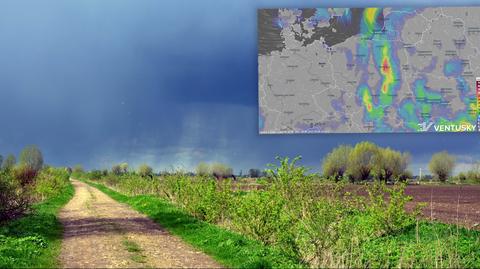 Prognoza temperatury na okres 25-29.04