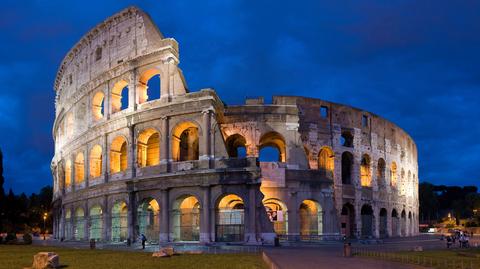 Rzym. Koloseum na nagraniach archiwalnych