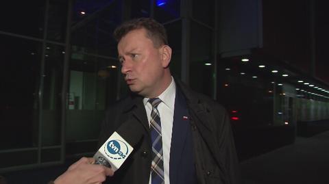 Minister Błaszczak o kolizji samochodów kolumny premier Szydło