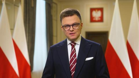Orędzie marszałka Sejmu Szymona Hołowni z okazji Dnia Flagi RP