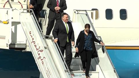 Mike Pompeo przyleciał do Polski