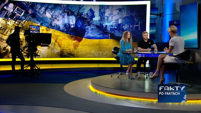 Alina Makarczuk i Ołeh Biłecki w "Faktach po Faktach"