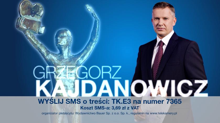 Grzegorz Kajdanowicz nominowany do Telekamery 2020