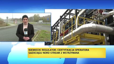Certyfikacja Nord Stream 2 wstrzymana