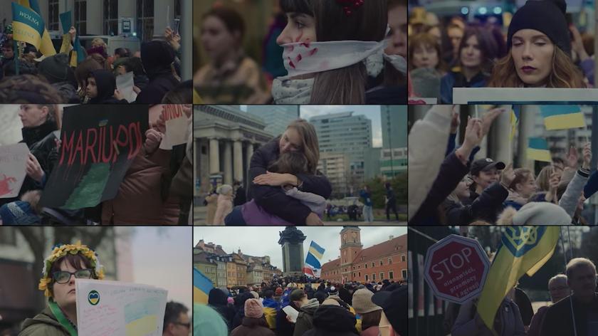 Ukraińcy dziękują Polsce w klipie pod tytułem "Wrócę" 