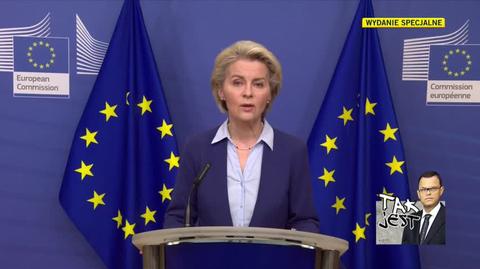 Ursula von der Leyen: sankcje te bezpośrednio są wymierzone w firmy i osoby, które były zaangażowane w proces destabilizacji Ukrainy