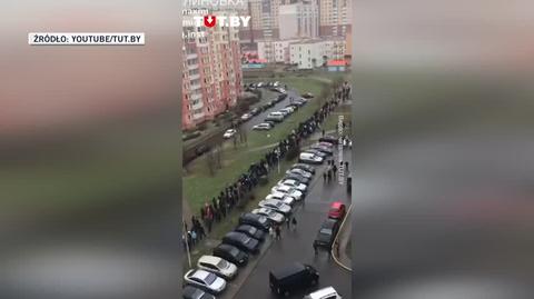 Niedzielna akcja protestacyjna na Białorusi