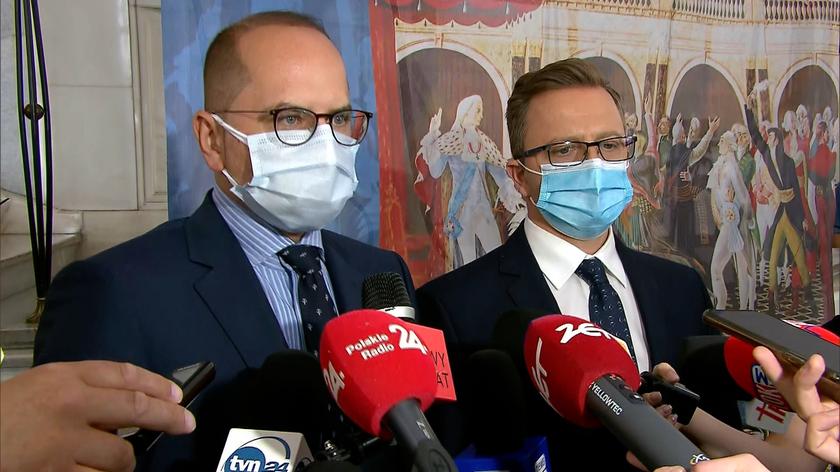 Joński i Szczerba o tajnym posiedzeniu Sejmu