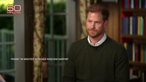 "60 Minutes: wywiad z księciem Harrym". Fragment rozmowy