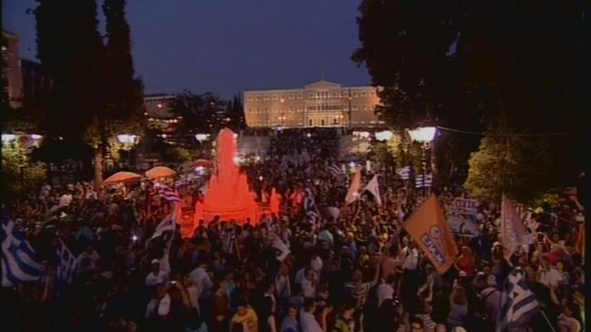 Na placu Syntagma zebrały się tłumy