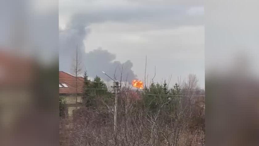 Ukraina. Atak na lotnisko Iwano-Frankowsk
