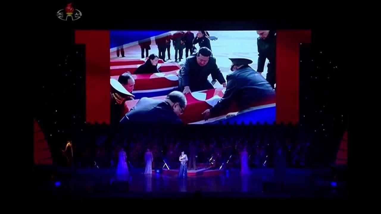 Polegli żołnierze sprowadzeni z Ukrainy? Kim Dzong Un nad trumnami