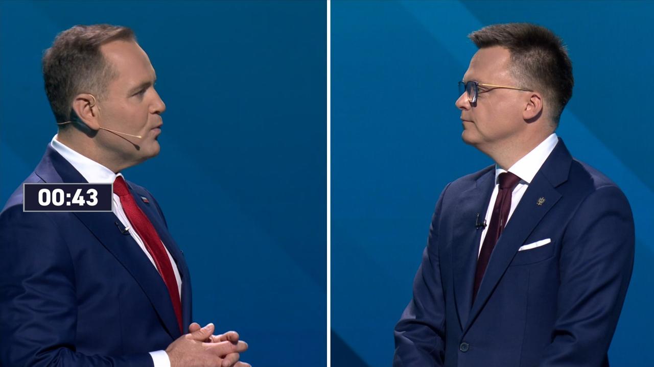 Spięcie między Hołownią i Nawrockim. "Proszę mnie teraz pozwać"