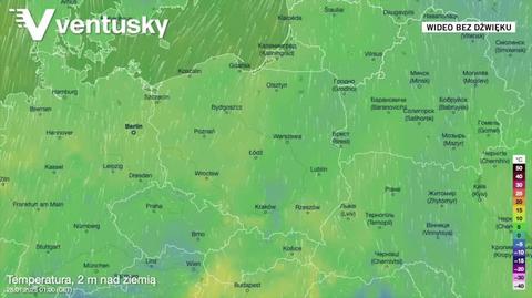 Prognozowana temperatura w najbliższych dniach