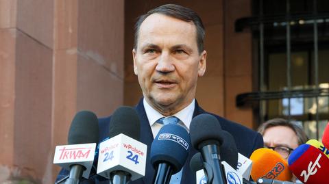 Radosław Sikorski: Rosja nie ma tytułu do tego, żeby odpowiadać na zamknięcie przez nas konsulatu