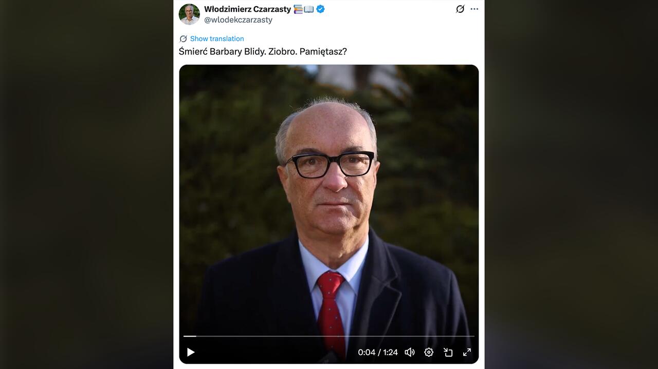Czarzasty do Ziobry: Śmierć Barbary Blidy. Pamiętasz?