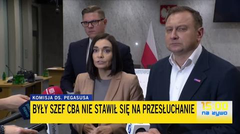 Sroka: jeżeli Bejda kolejny raz się nie stawi, będziemy występować o doprowadzenie na przesłuchanie