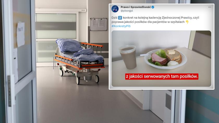Średnio 30 procent pacjentów polskich szpitali głoduje. "Niedożywienie pacjenta jest czynnikiem ryzyka zgonu"