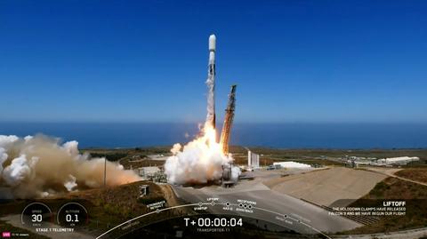 Na pokładzie rakiety Falcon 9 firmy SpaceX poleciał największy jak dotąd polski satelita