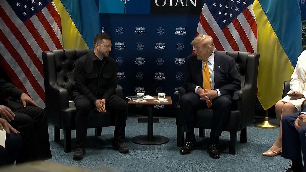 Donald Trump w trakcie spotkania z Wołodymyrem Zełenskim wspomniał o Polsce. "Cudowny kraj"