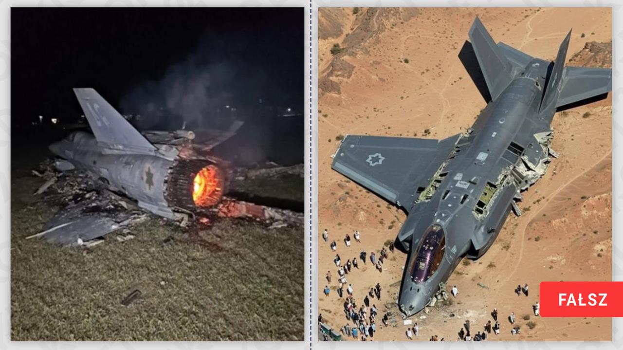 "Zestrzelony" F-35 czy "duży samolot"? Nasila się wojenna dezinformacja