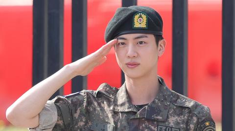 Jin z BTS zakończył służbę wojskową 