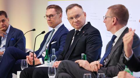 Prezydent Duda w Davos o polityce Trumpa "drill, baby, drill"